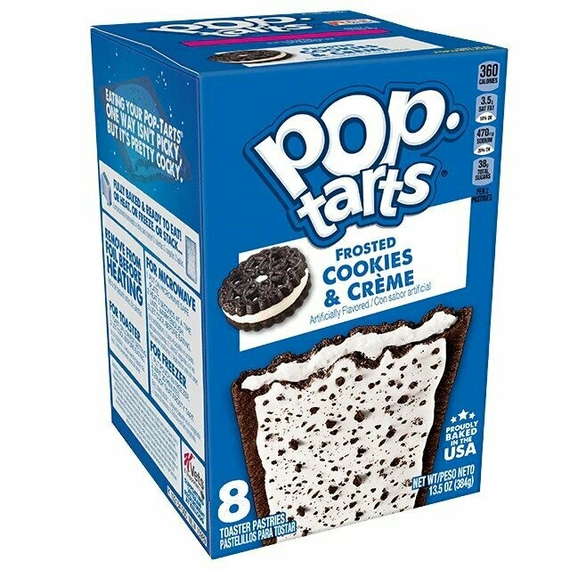 POP TARTS - FROSTED COOKIES & CREME 8 PK