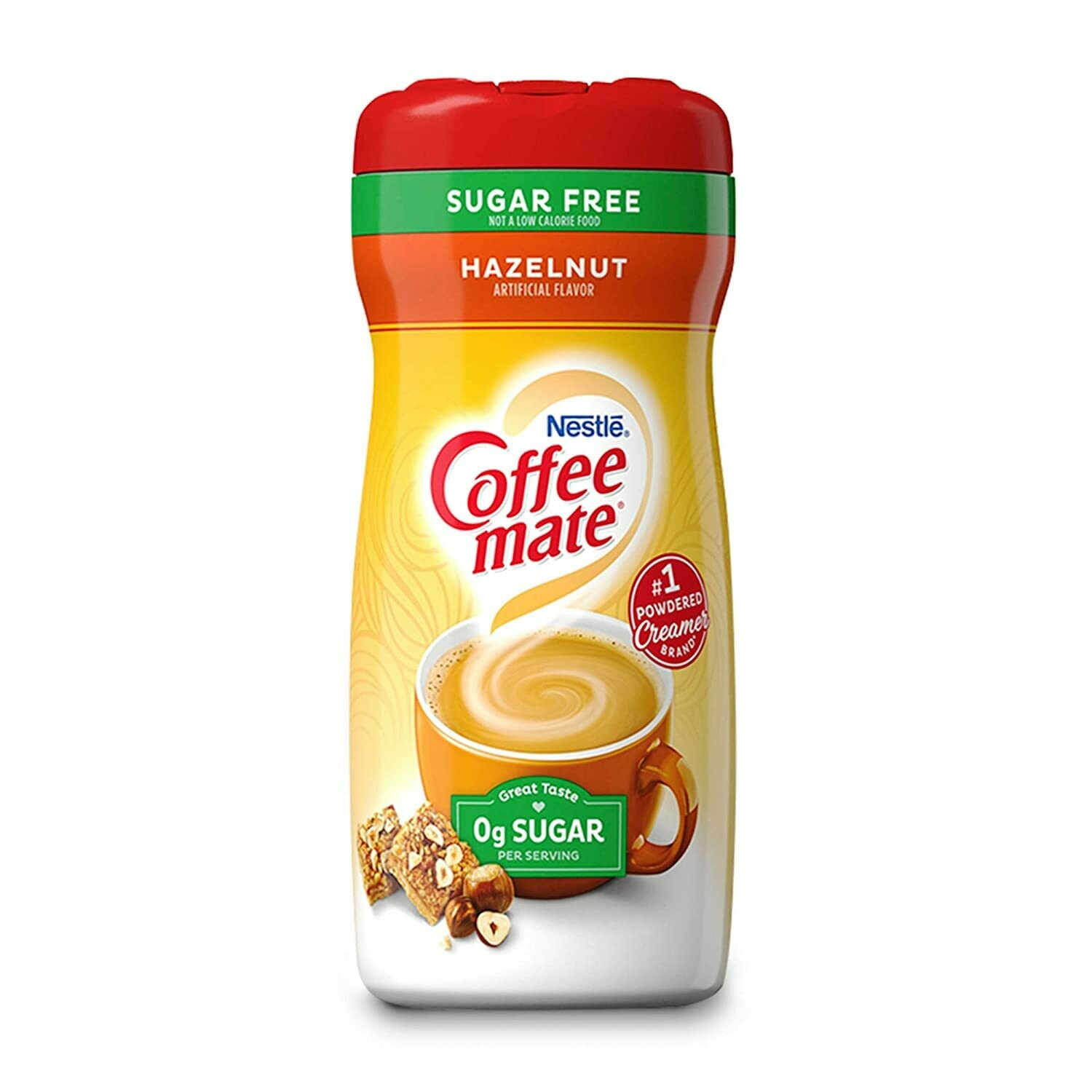 COFFEE MATE HAZELNUT SUGAR FREE POWDER 32 FL OZ