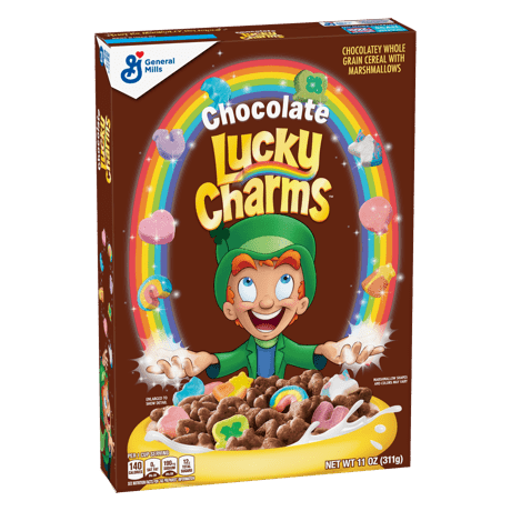 LUCKY CHARMS CHOCOLATE CEREAL