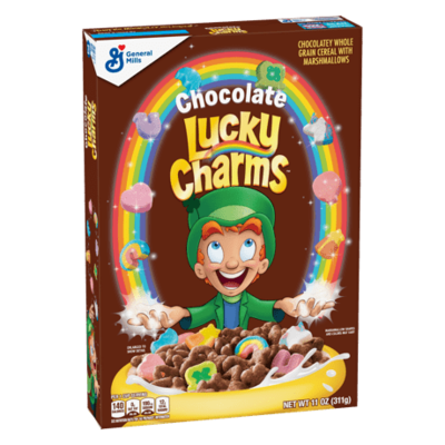 LUCKY CHARMS CHOCOLATE CEREAL