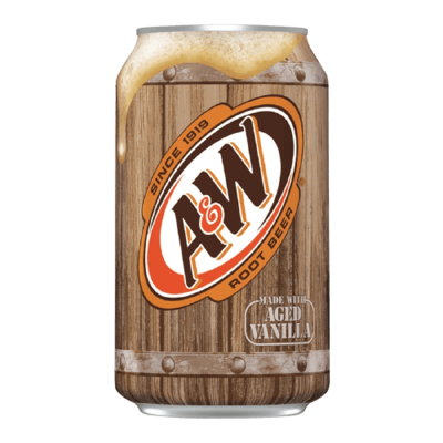 A&W ROOT BEER SODA CAN 355ml