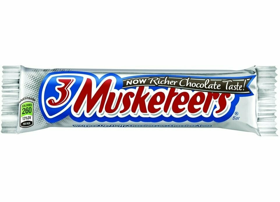 3 MUSKETEERS 54gm