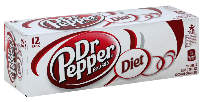 12 PK DIET DR PEPPER 355ml CASE