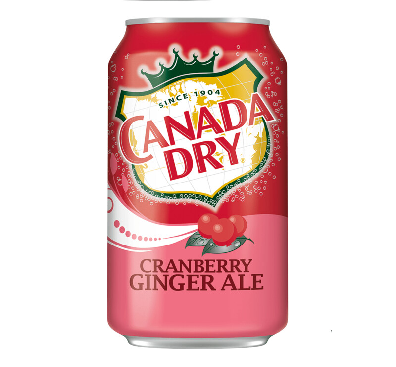 CANADA DRY CRANBERRY GINGER ALE CAN 355ml