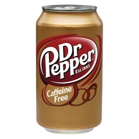 DR PEPPER CAFFEINE FREE SODA 355ml