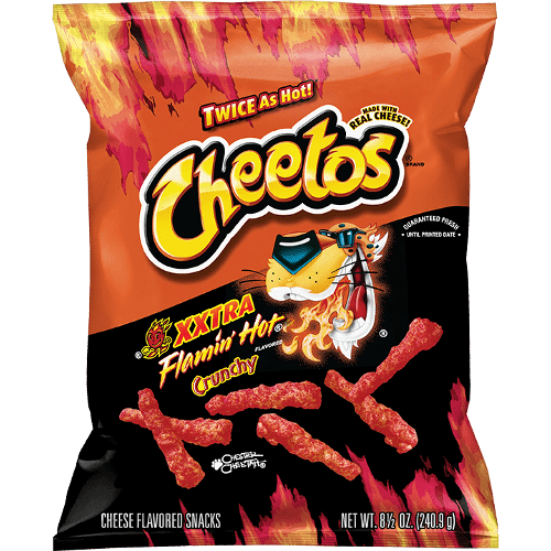CHEETOS CRUNCY FLAMING HOT BLCK 226.8 Gm
