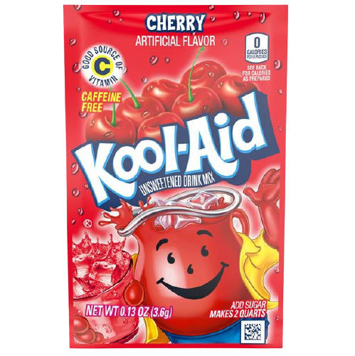 KOOL AID CHEERY MIX UNSWEETENED 4.5 gm