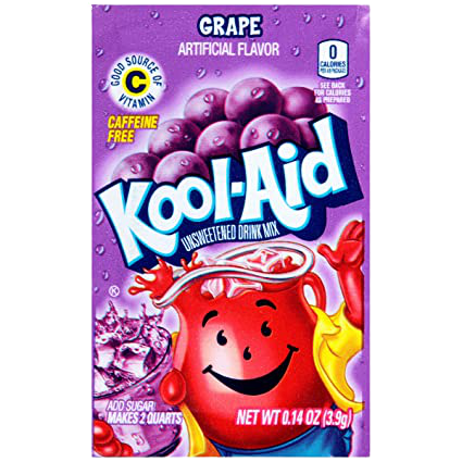 KOOL AID GRAPE MIX UNSWEETENED 4.5 gm
