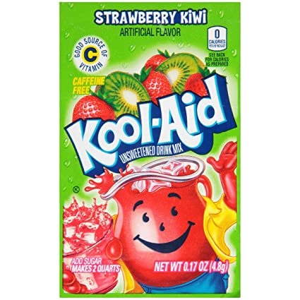 KOOL AID STRAWBERRY KIWI MIX UNSWEETENED 4.5 gm