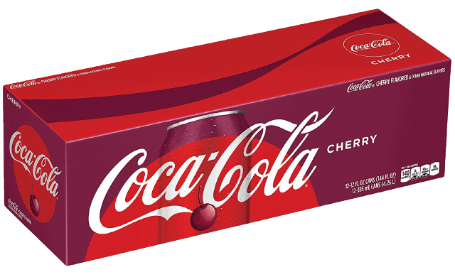 12 PK COCA-COLA CHERRY CAN CASE USA 355ml