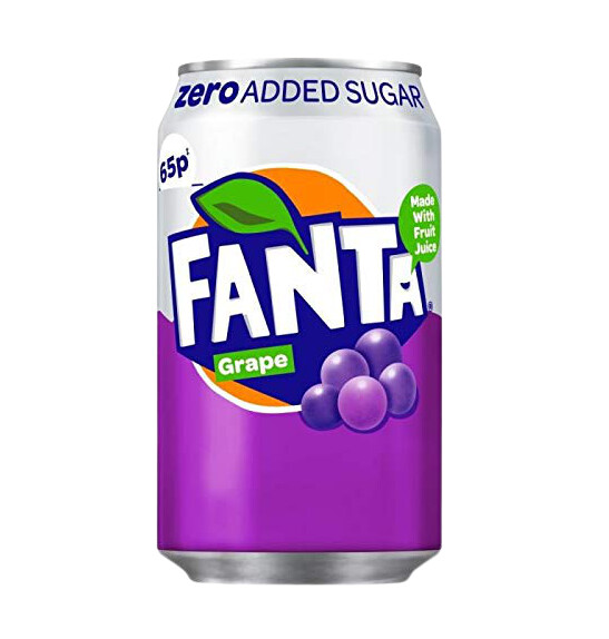 FANTA GRAPE ZERO SUGAR 330ml