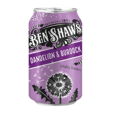 BEN SHAWS GANDELION & BURDOCK SODA CAN 330ml