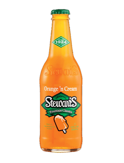 STEWARTS ORANGE CREAM SODA 355ml
