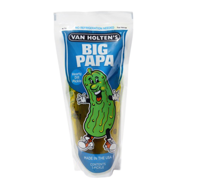 VAN HOLTEN'S BIG PAPA HEARTY DILL PICKLE POUCH
