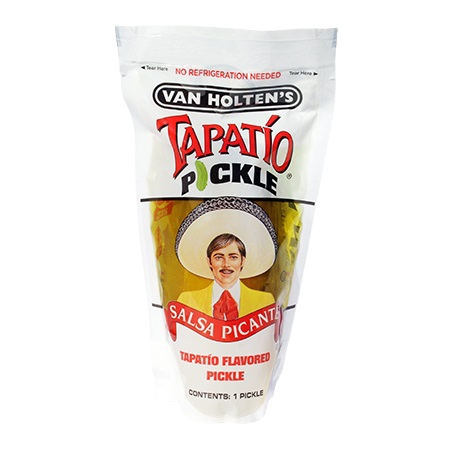 VAN HOLTEN'S TAPATIO PICKLE SALSA PICANTE POUCH