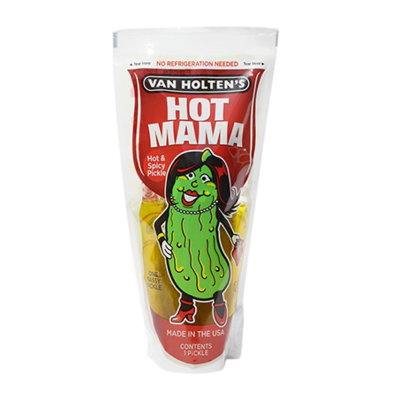 VAN HOLTEN'S HOT MAMA HOT & SPICY PICKLE POUCH