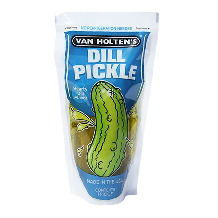 VAN HOLTEN'S HEARTY DILL PICKLE POUCH
