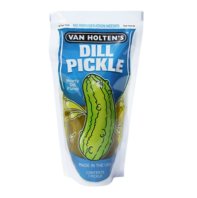 VAN HOLTEN'S HEARTY DILL PICKLE POUCH