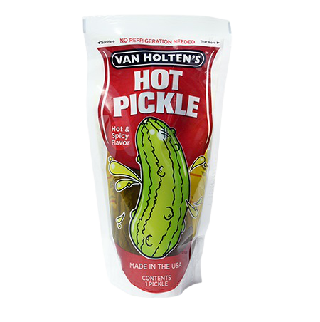 VAN HOLTEN'S HOT & SPICY PICKLE POUCH