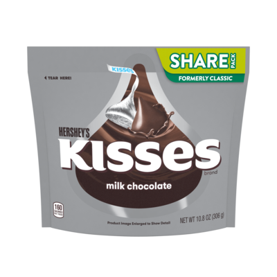 HERSHEY’S MILK CHOCOLATE KISSES BAG 360gm