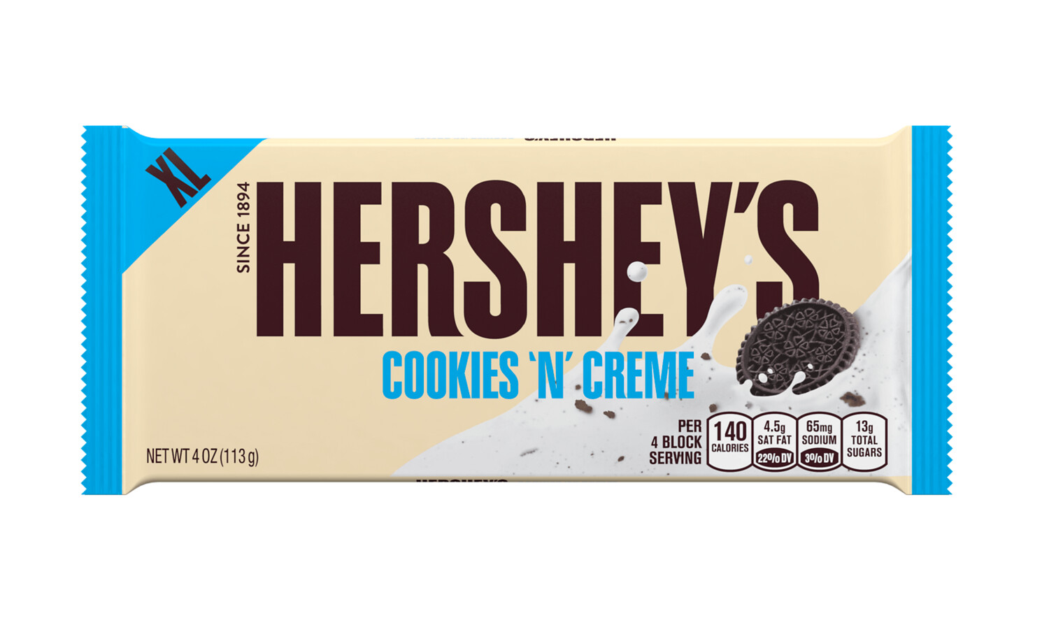 HERSHEY’S COOKIES N CREME BAR 113gm