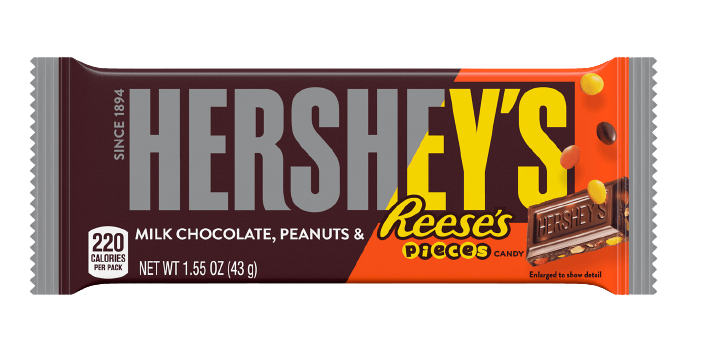 HERSHEY’S WITH REESE'S PIECES BAR 43gm