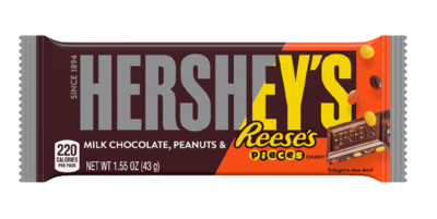 HERSHEY’S WITH REESE'S PIECES BAR 43gm