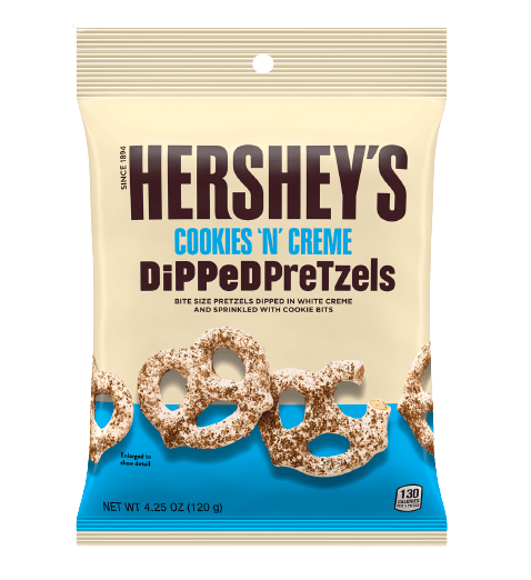 HERSHEY’S COOKIES & CREAM DIPPED PRETZEL 150gm