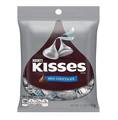 HERSHEY’S MILK CHOCOLATE KISSES BAG 150gm