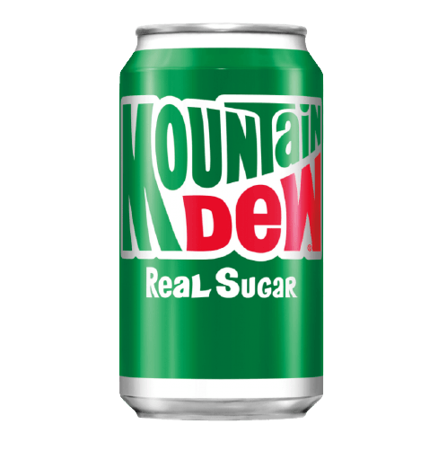MOUNTAIN DEW REAL SUGAR 355ml