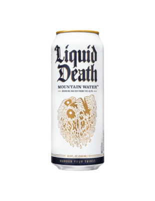 LIQUID DEATH SPAKLING MOUNTAIN WATER 500ML
