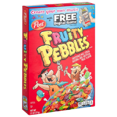 FRUITY PEBBLES CEREAL 311gm