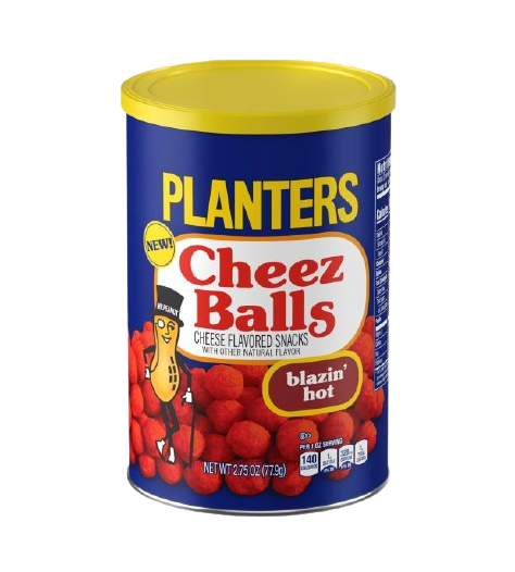 PLANTERS BLAZING HOT CHEEZ BALLS  275gm