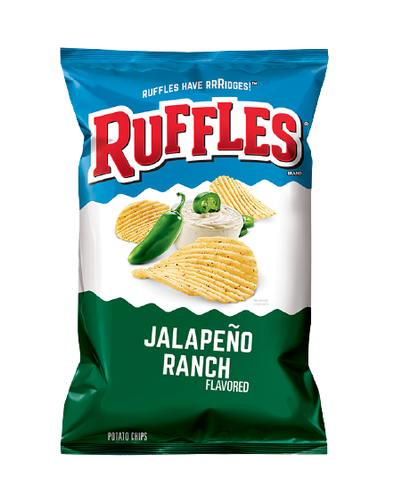 RUFFLES JALAPINO RANCH 240gm