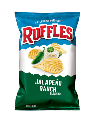 RUFFLES JALAPINO RANCH 240gm