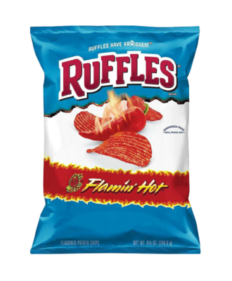 RUFFLES FLAMING HOT 240gm