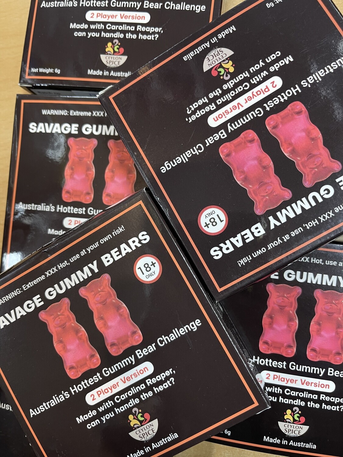 The twin Savage Gummy bears.