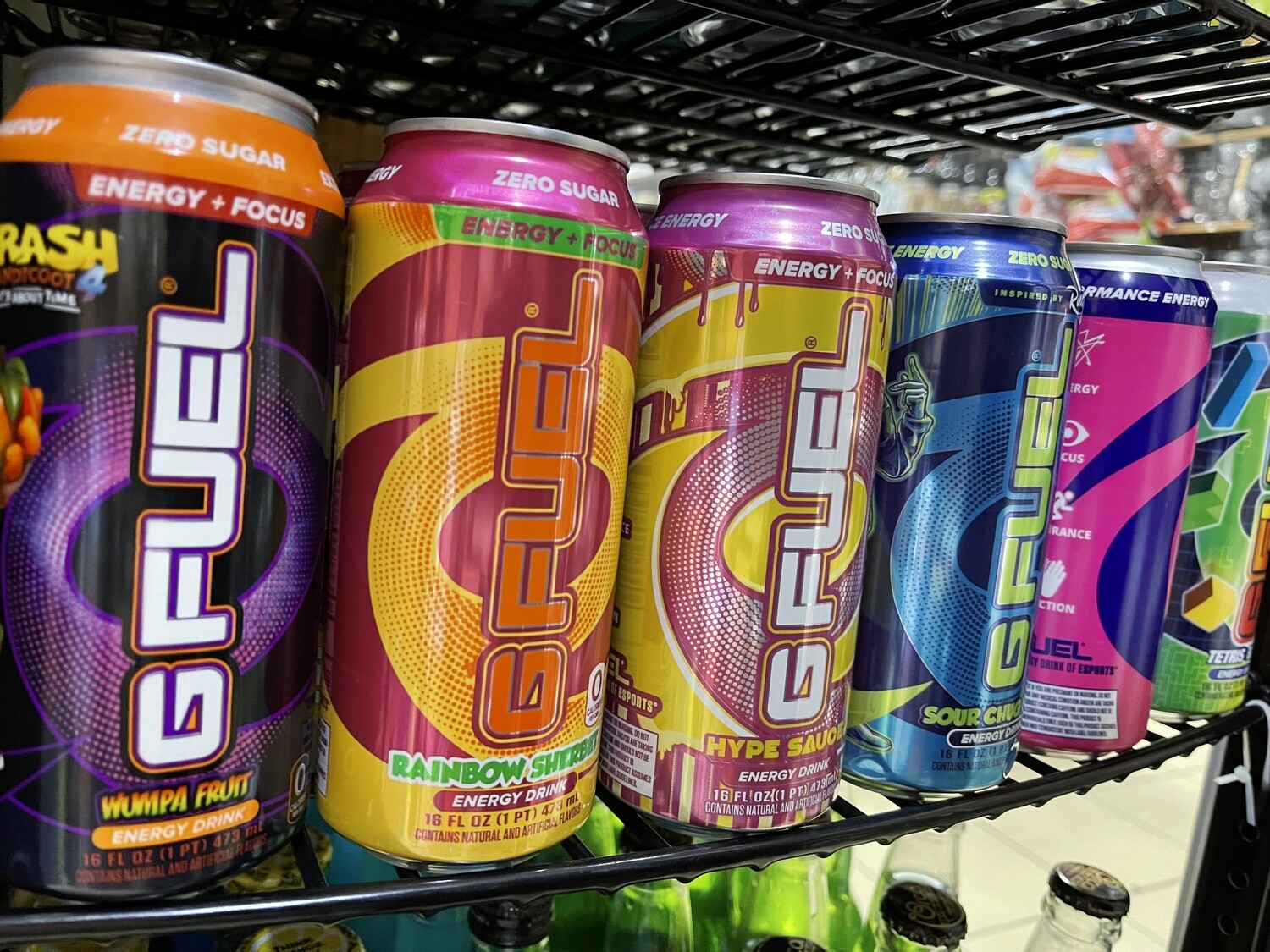 4 large cans G Fuel