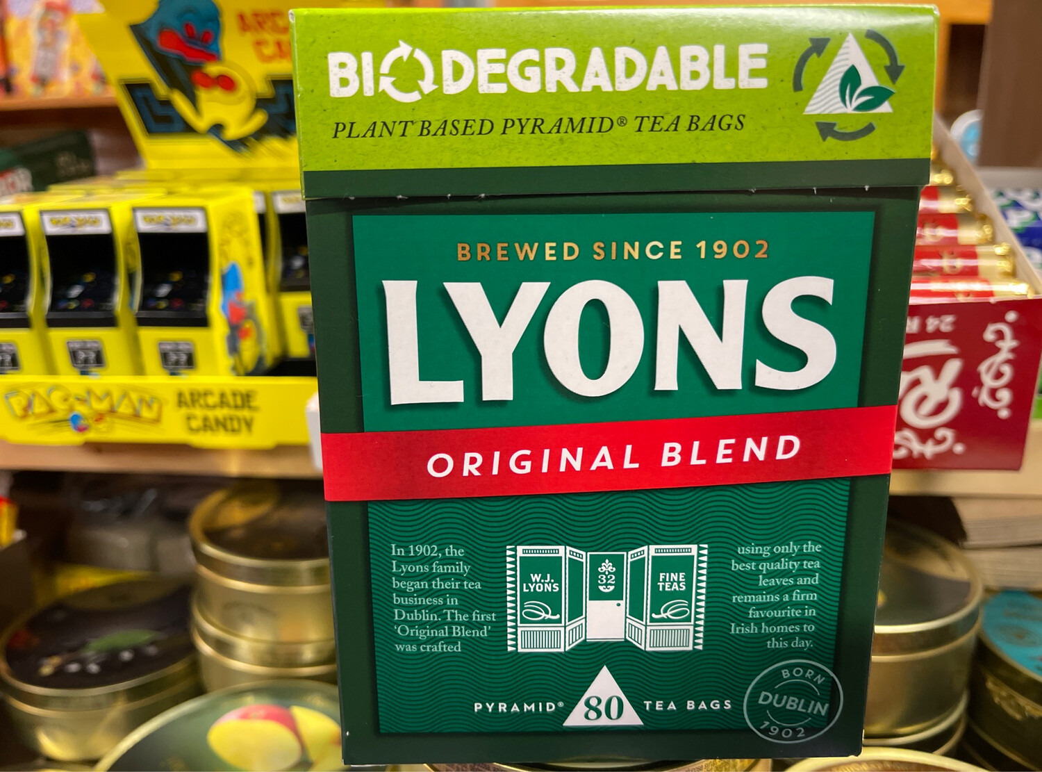 UK LYONS ORIGINAL BLEND 80 TEA BAGS