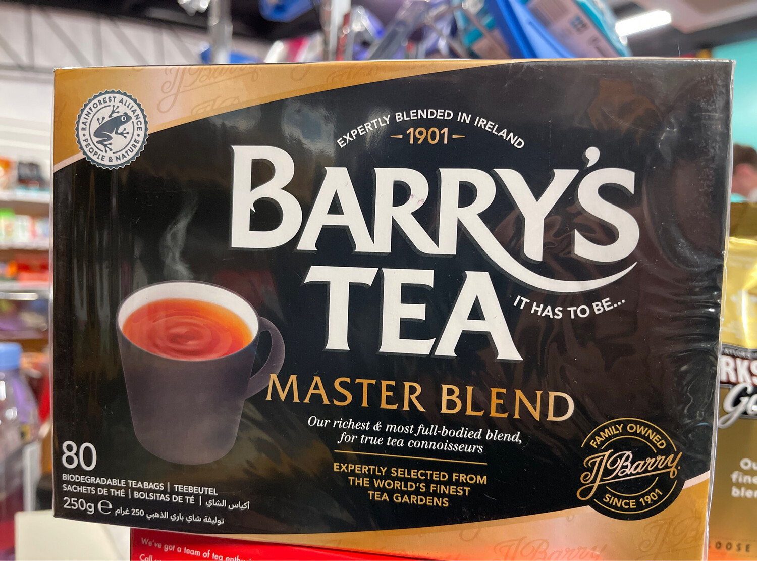 Uk BARRY’S MASTER BLEND 80 TEA BAGS