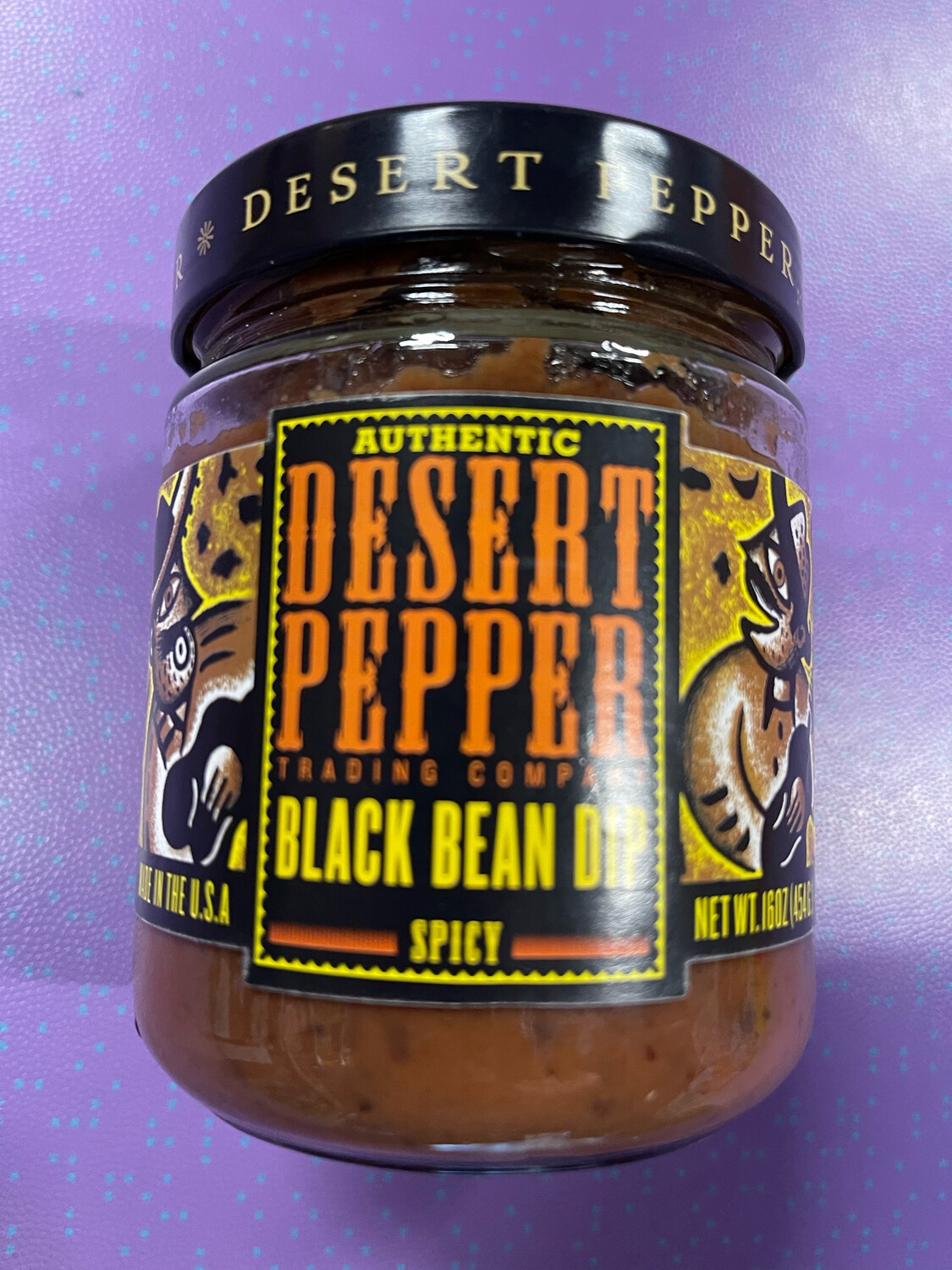 Desert Pepper Black Bean Dip