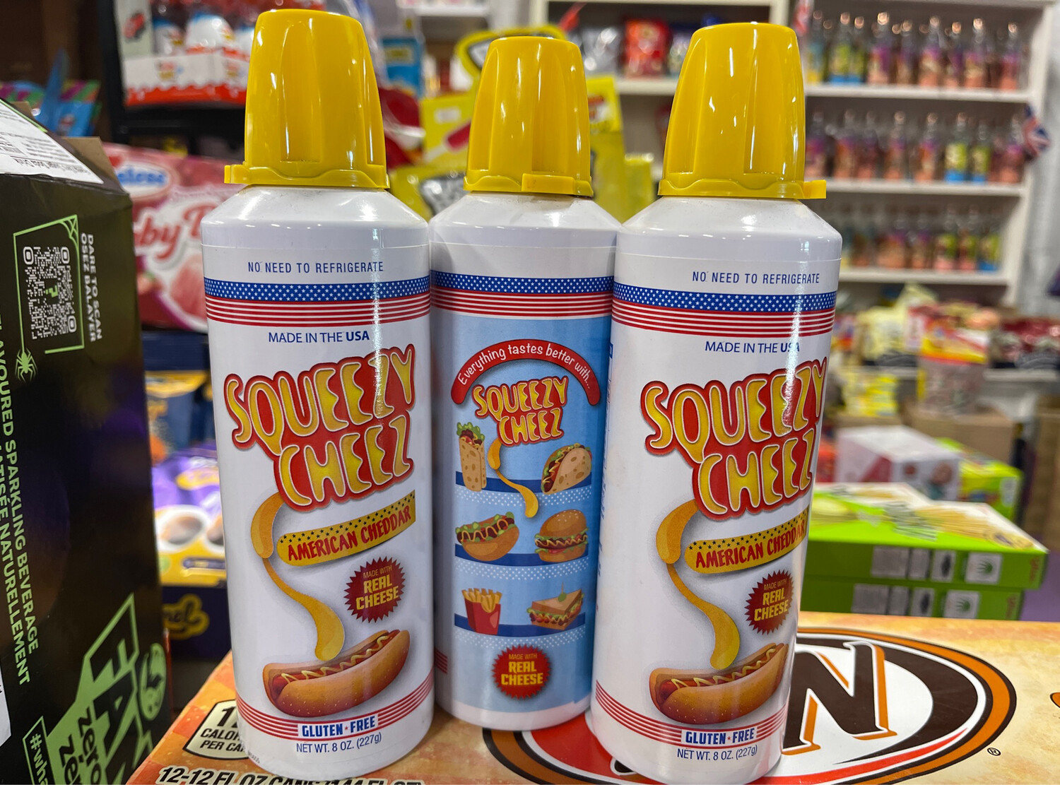 3 SQUEEZEY CHEESE USA