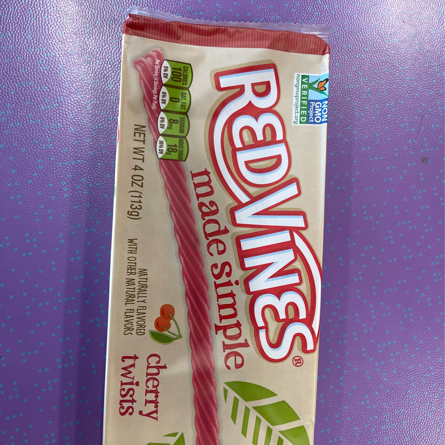 RED VINES REAL SUGAR 113G US