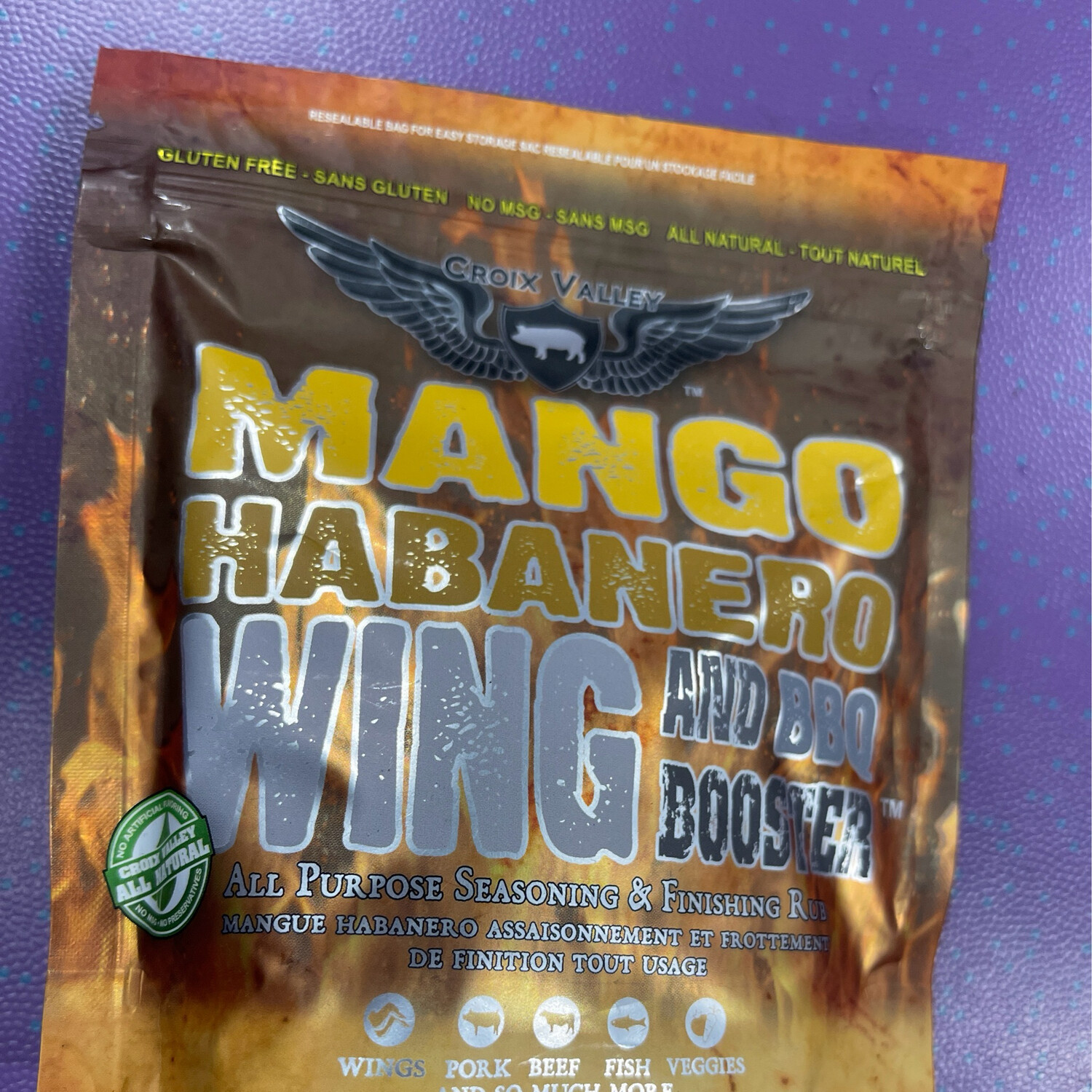 CROIX VALLEY MANGOHABANERO RUB 198G