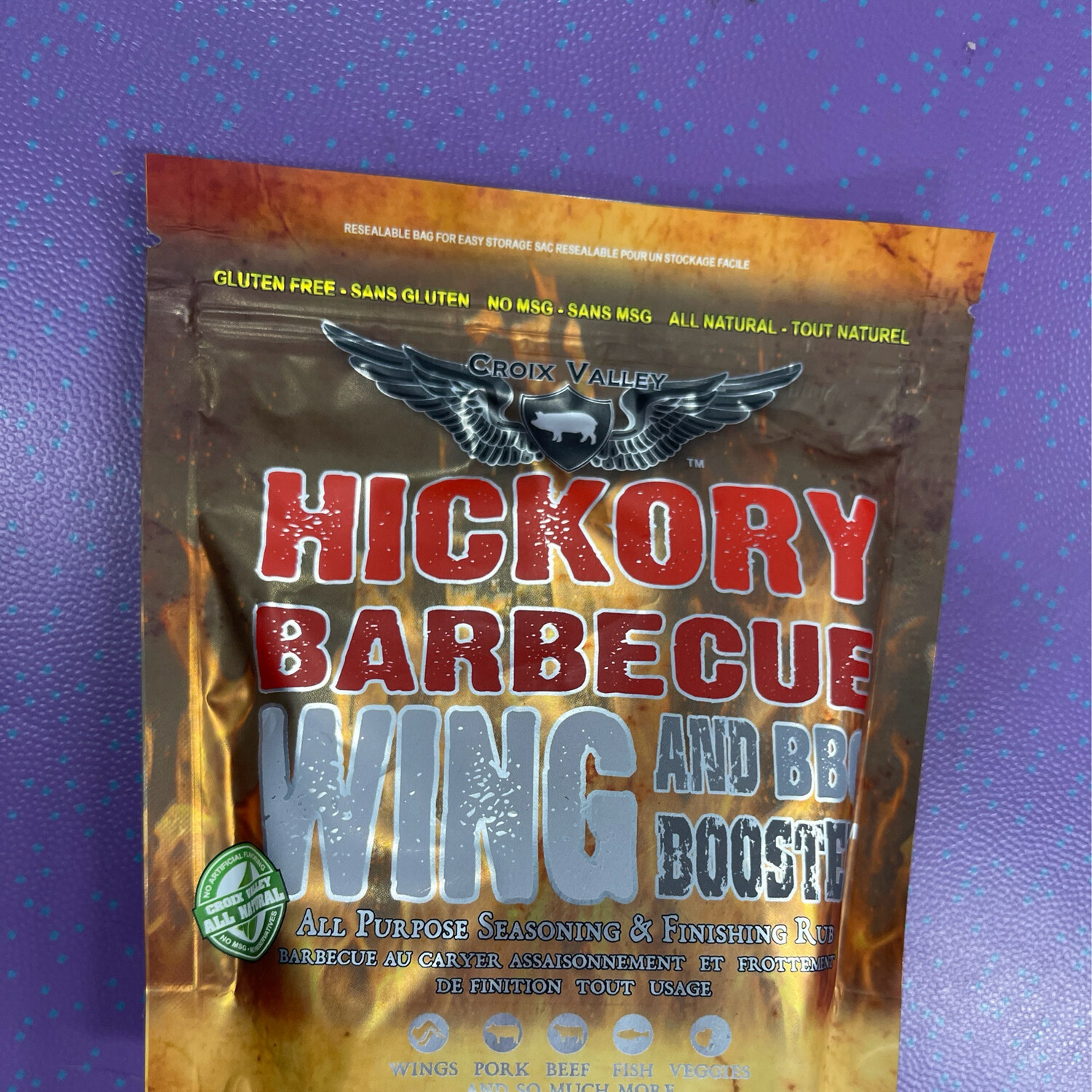 CROIX VALLEY HIVKORY BBQ WING 198G