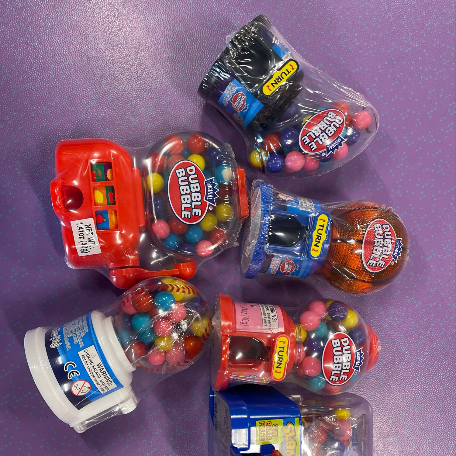 6 X GUMBALL TOY