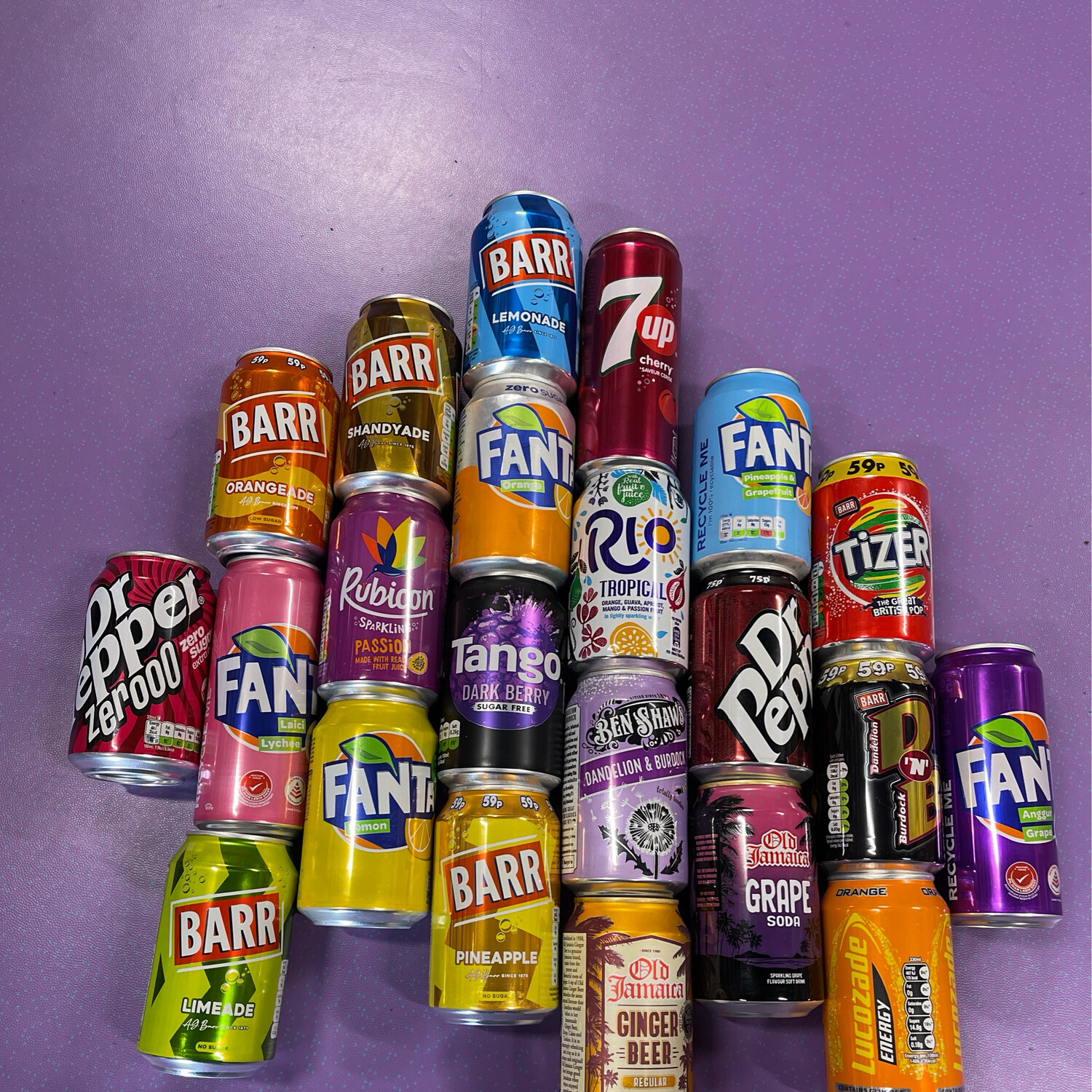BRITISH SOFT DRINKS 12 VARIETIES