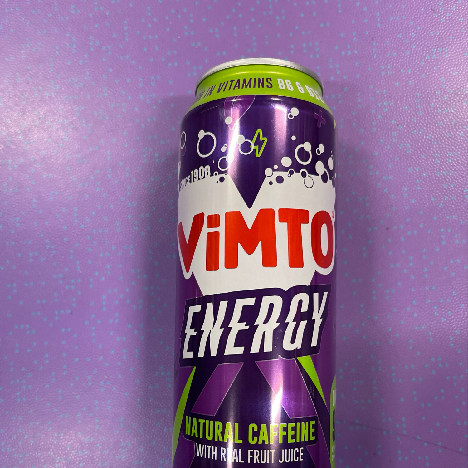 UK Vimto Energy With Natural Caffeine And Real Fruit Juice 500Ml