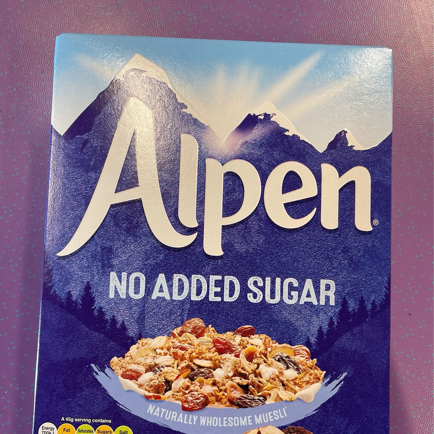 Alpen No Added Sugar 550g