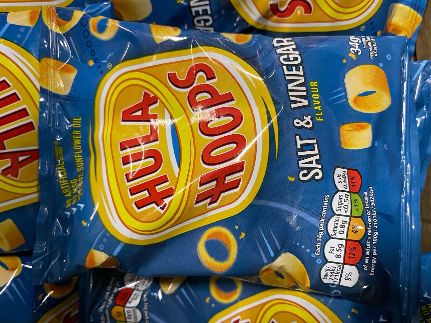HULA HOOP SALT & VINEGAR 34g